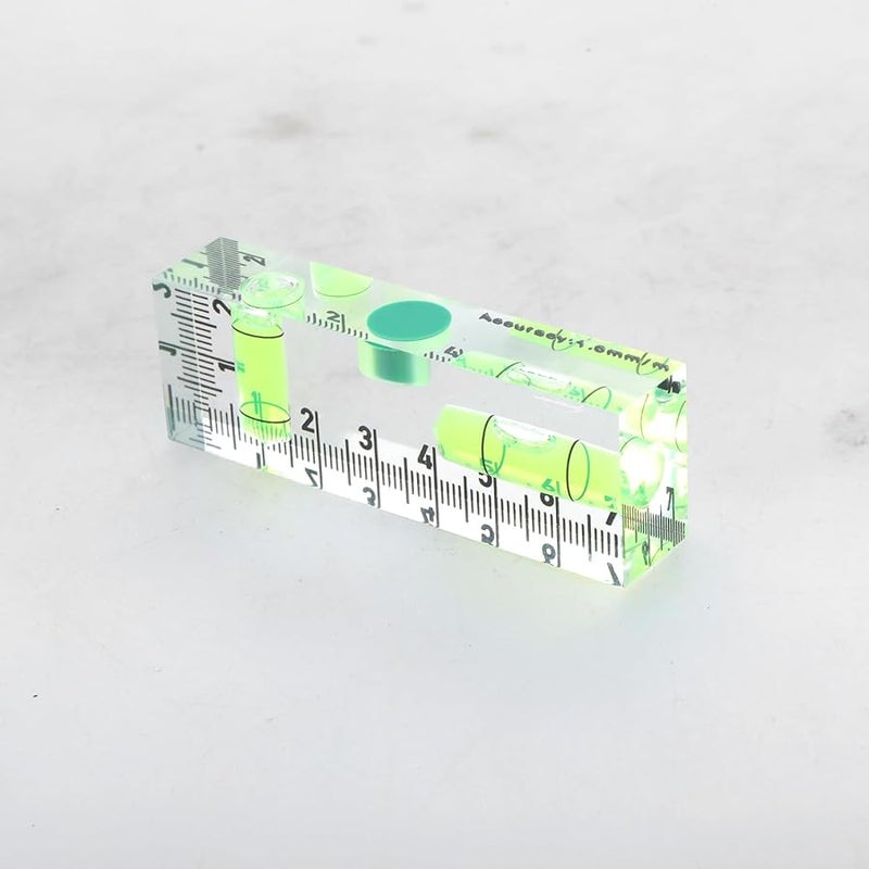 أداة مستوى جيب 102x25x15 مم مع فقاعة بزاوية 90 و 180 درجة وقاعدة مغناطيسية قوية من الأكريليك للميكانيكيين - Image 5